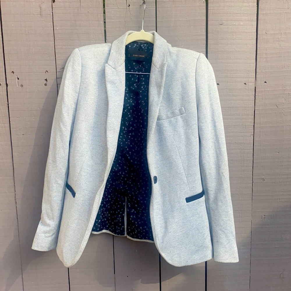 Zara cotton blazer. Beautiful and classy.